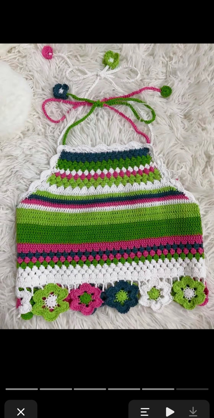 Colorful Crochet Halter Top: Perfect for Summer Outfits