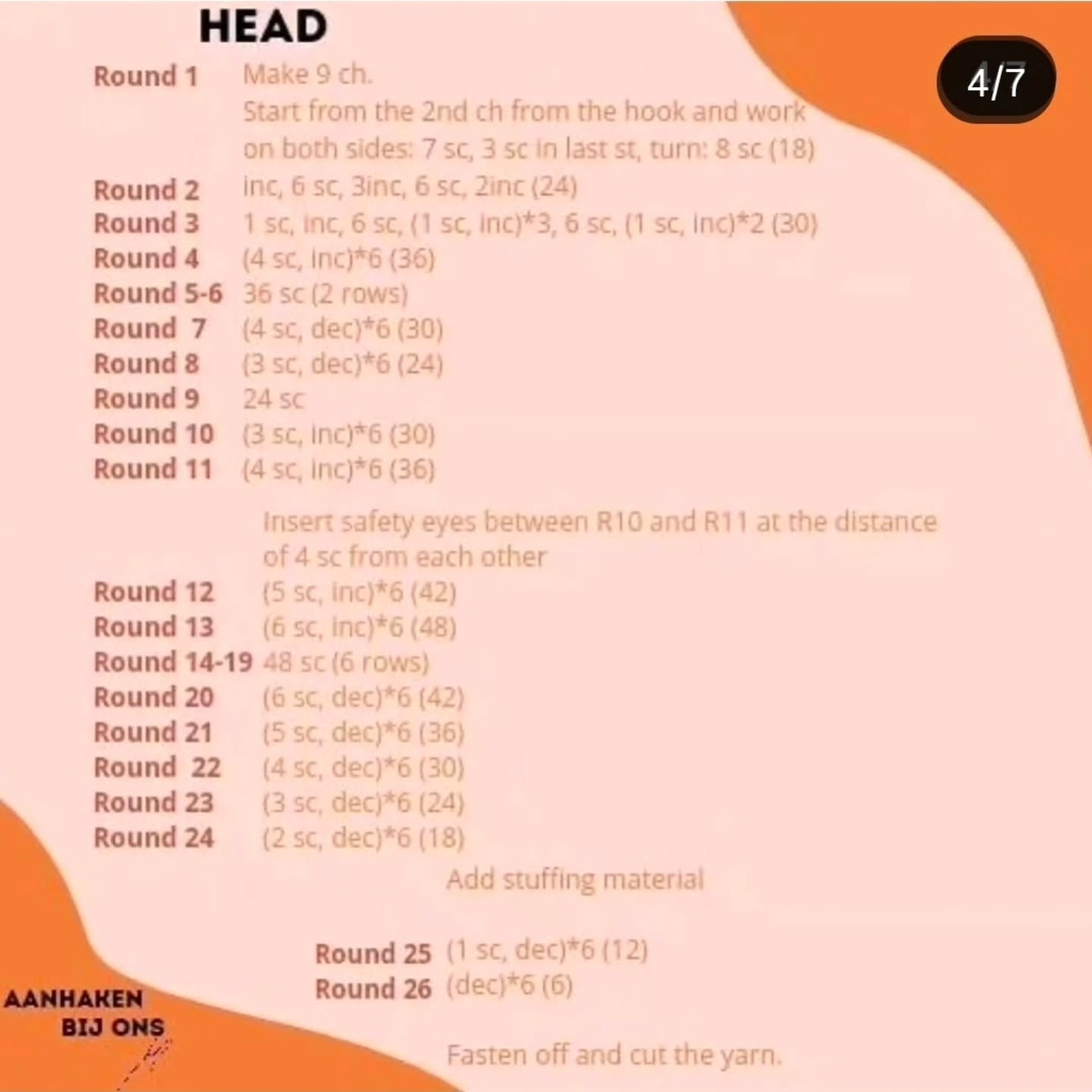 Colorful Crochet Hippos Amigurumi Free Pattern