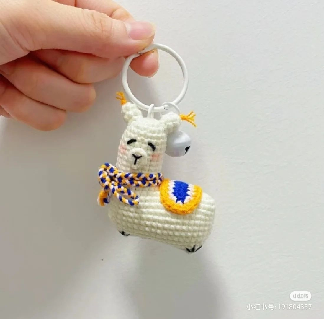 Colorful Crochet Keychain Collection: Cute Animals and Characters