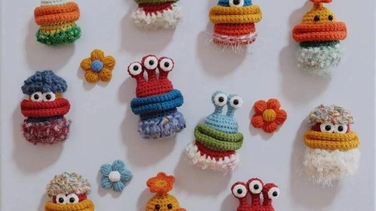 Colorful Crochet Monsters and Flowers for Fun Creations