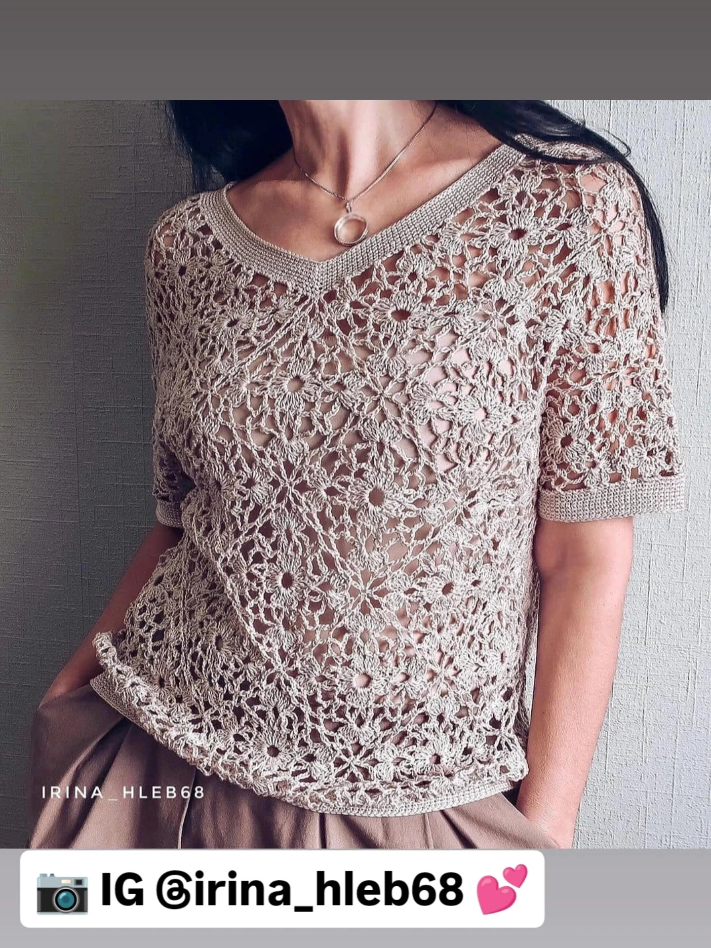 Colorful Crochet Pattern Chart with Various Stitches