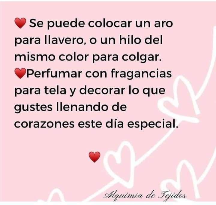 Corazones de ganchillo para San Valentín