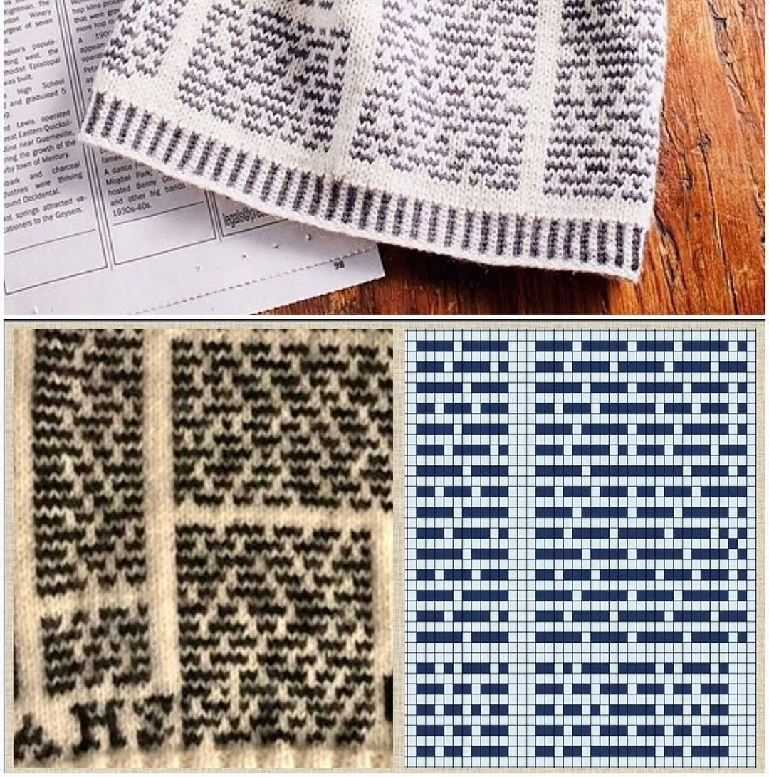 Cozy Knit Hat with Geometric Patterns for Winter Days