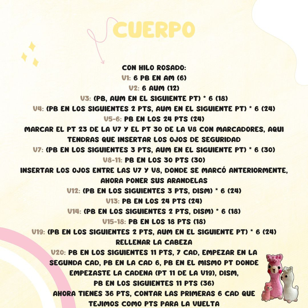 Crea tu propio amigurumi de alpaca con este patrón gratuito