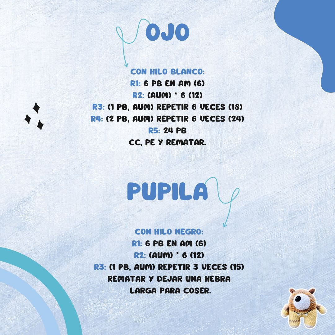 Crea un monstruo amigurumi con este patrón gratuito y fácil