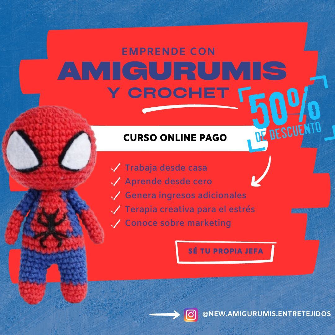 Crea un monstruo amigurumi con este patrón gratuito y fácil
