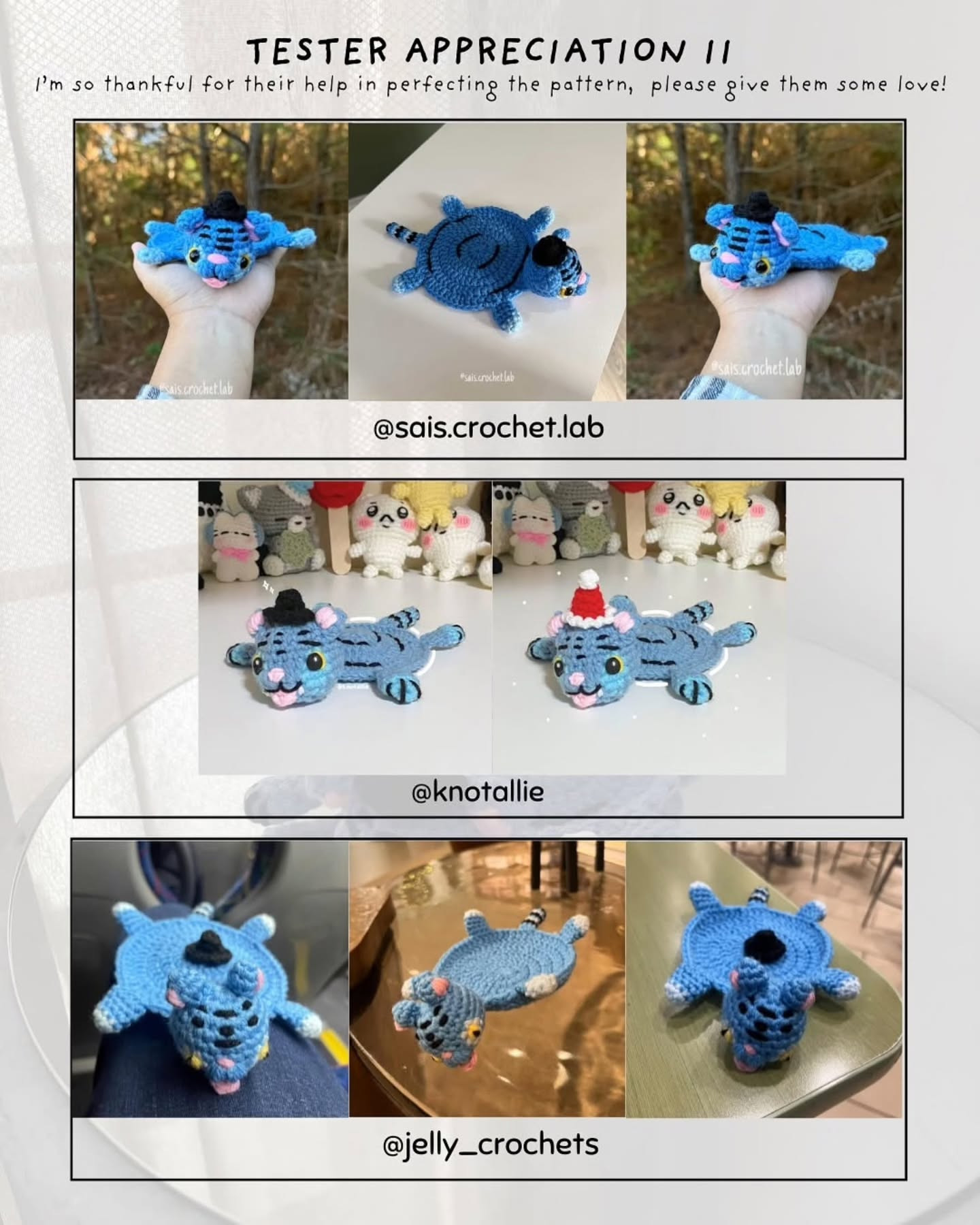 Create a Cute Blue Coaster with Bonus Santa Hat Pattern