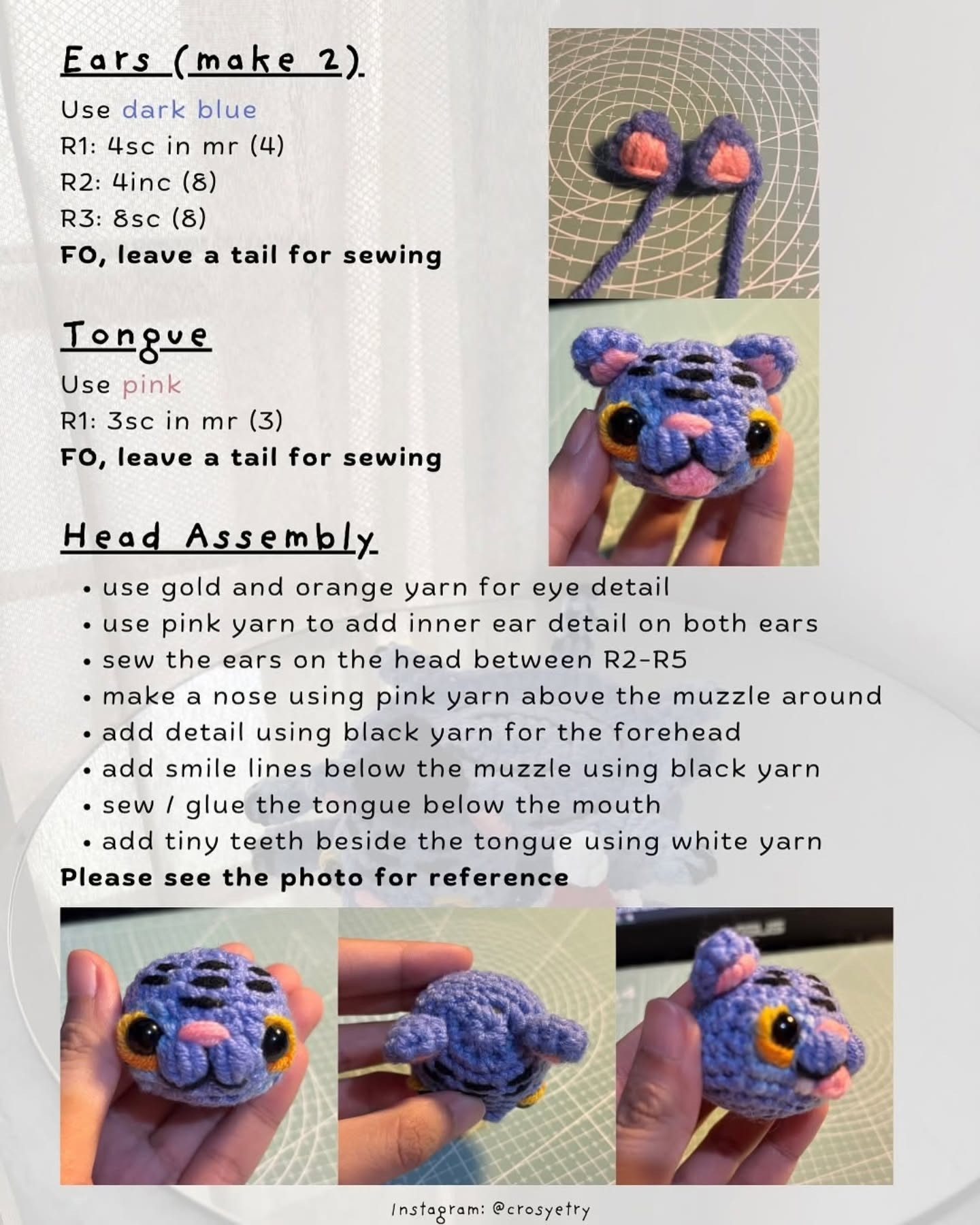 Create a Cute Blue Coaster with Bonus Santa Hat Pattern