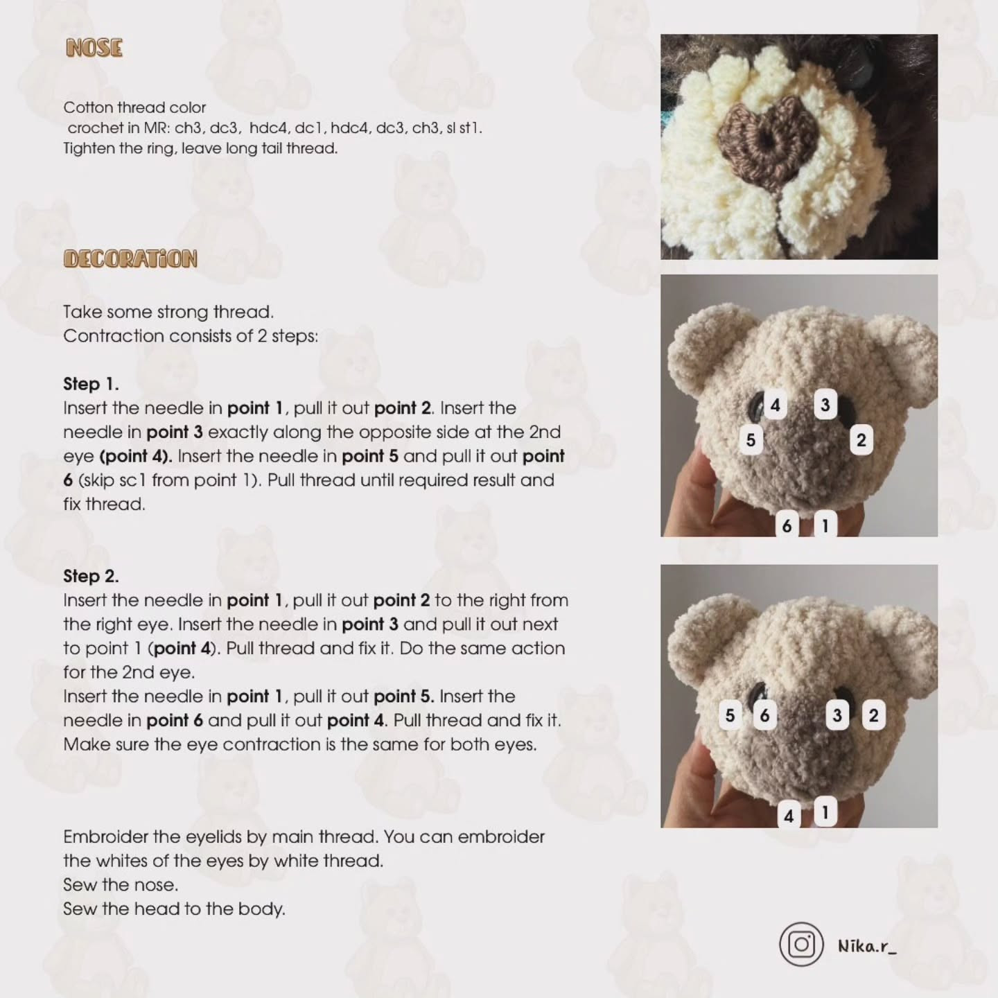 Create a Cute Teddy Bear with This Free Crochet Pattern