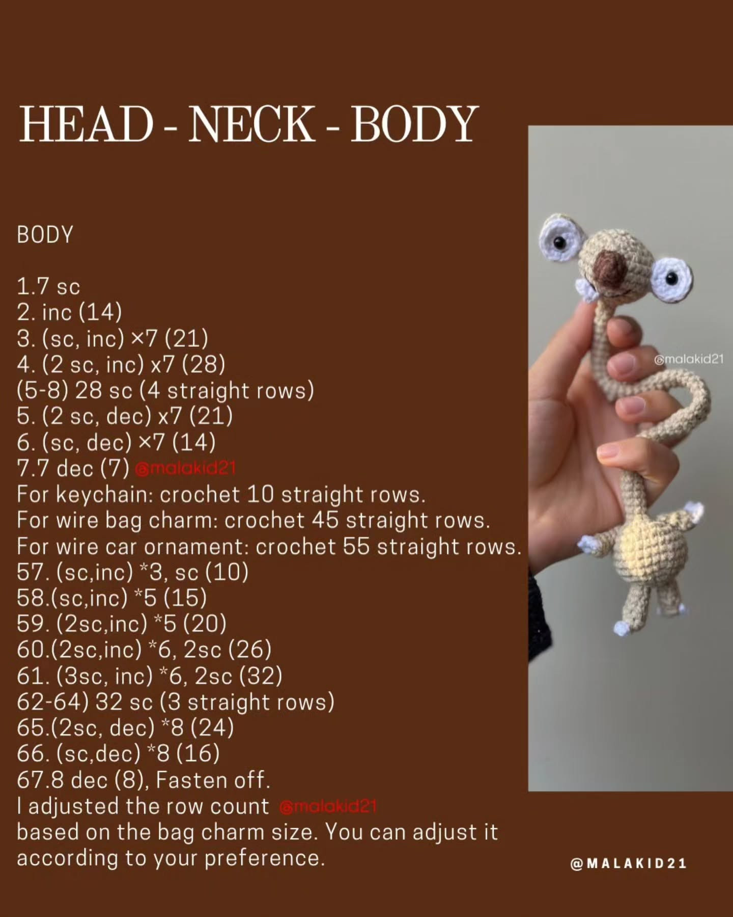 Create Your Own Sid with This Free Crochet Pattern