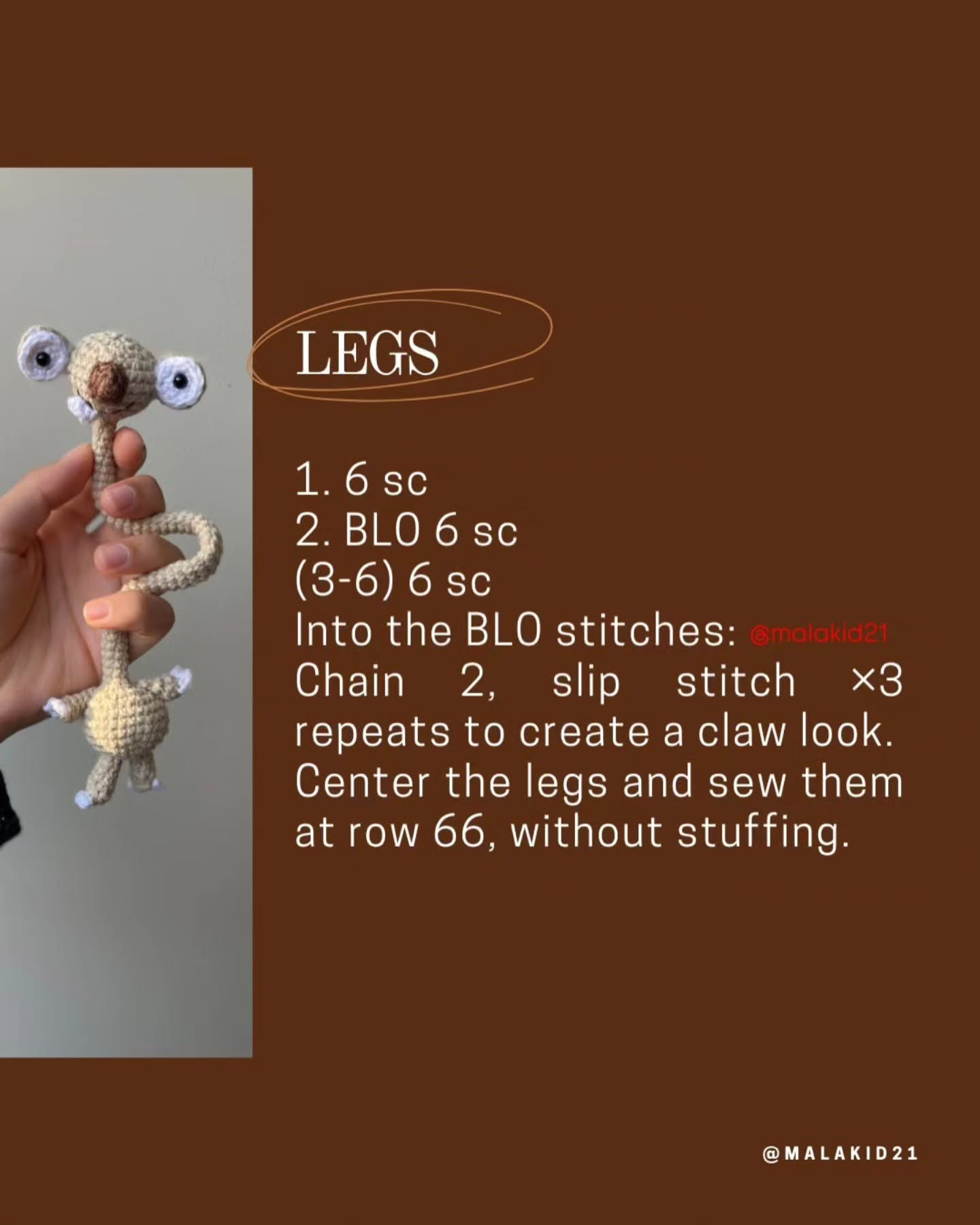 Create Your Own Sid with This Free Crochet Pattern