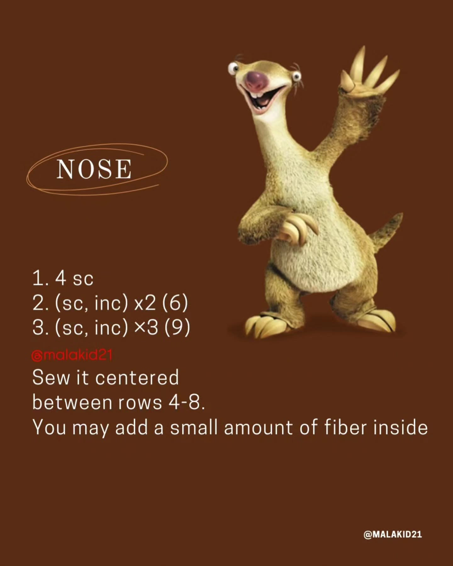 Create Your Own Sid with This Free Crochet Pattern