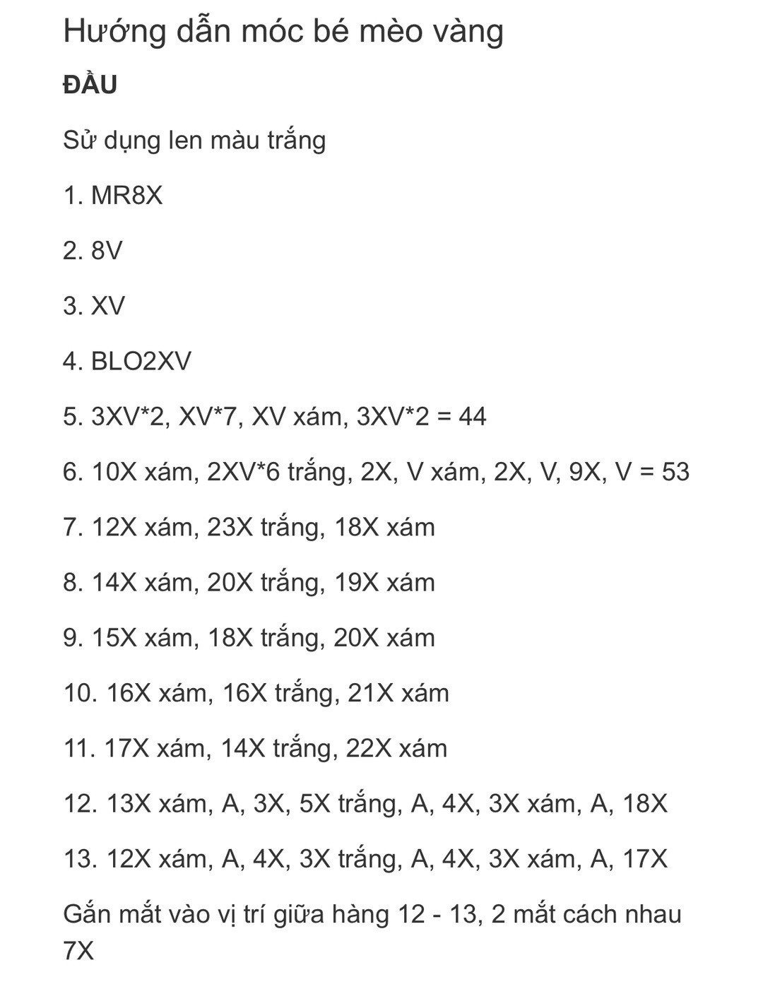 Crochet Adorable Cat in Yellow Outfit Pattern