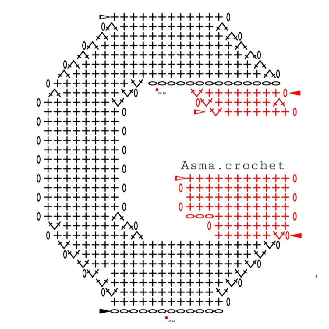 Crochet Alphabet Letters Pattern Part 1