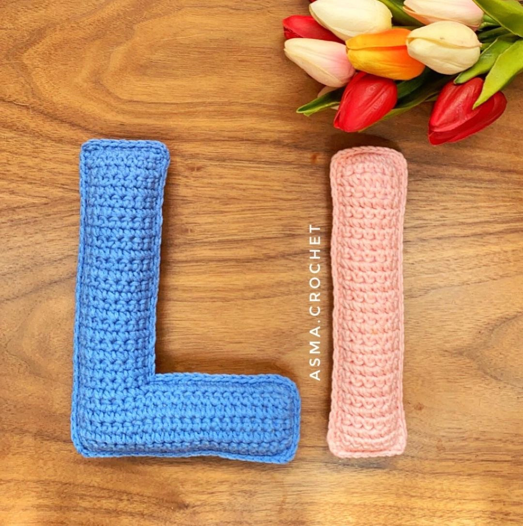 Crochet Alphabet Letters Pattern Part 1