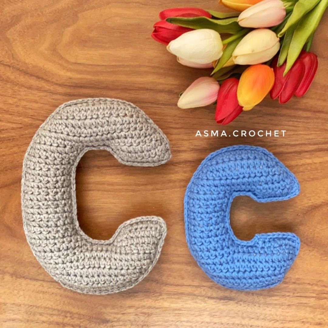 Crochet Alphabet Letters Pattern Part 1
