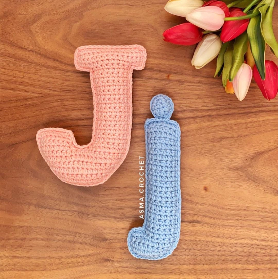 Crochet Alphabet Letters Pattern Part 1