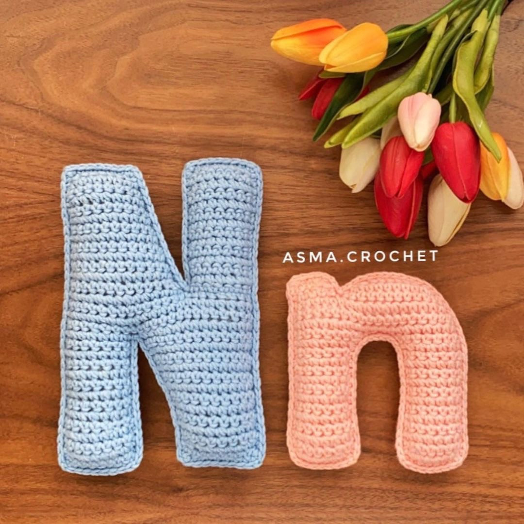 Crochet Alphabet Letters Pattern Part 1