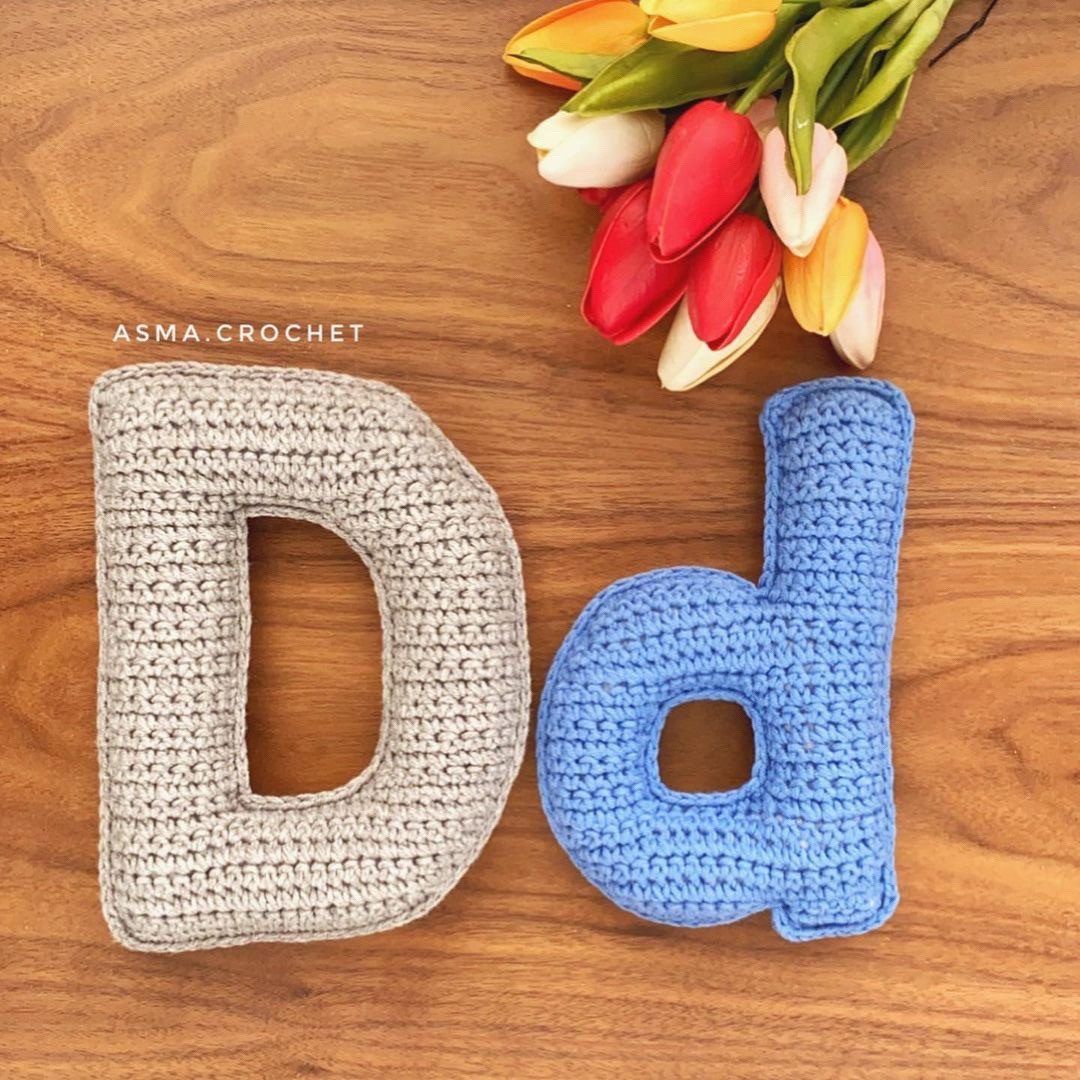 Crochet Alphabet Letters Pattern Part 1