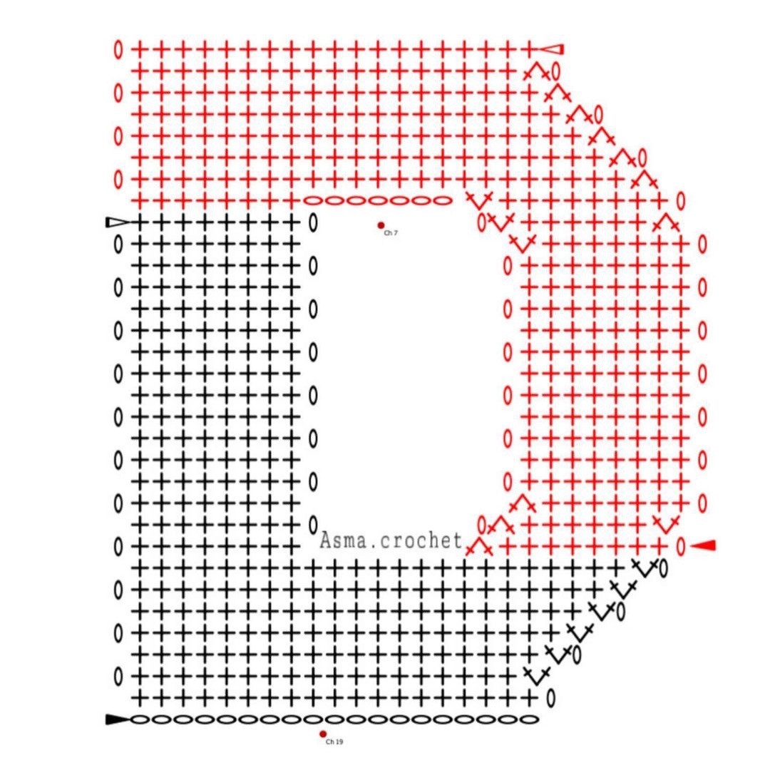Crochet Alphabet Letters Pattern Part 1