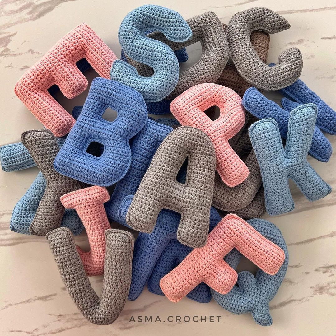 Crochet Alphabet Letters Pattern - Set 2
