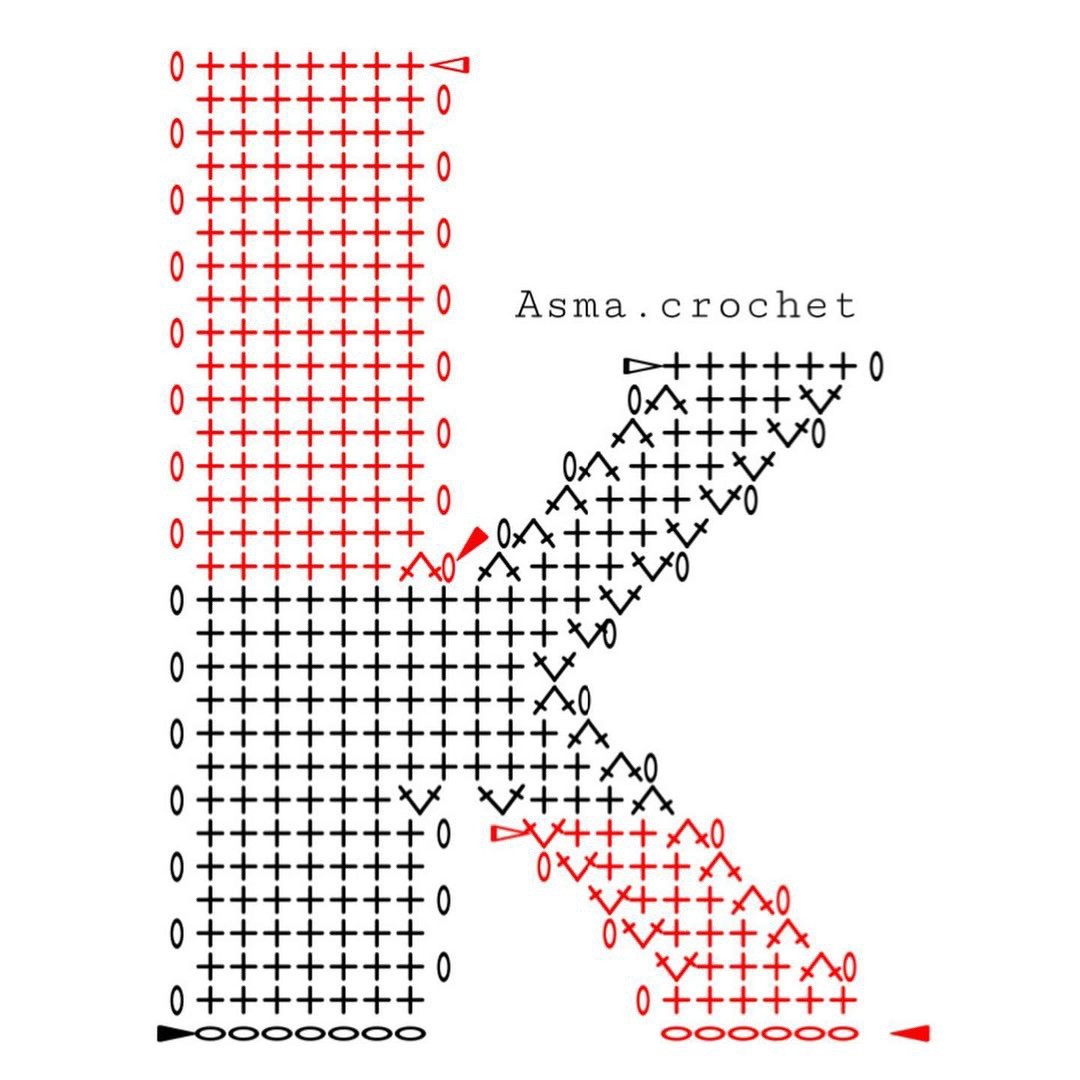 Crochet Alphabet Letters Pattern - Set 2