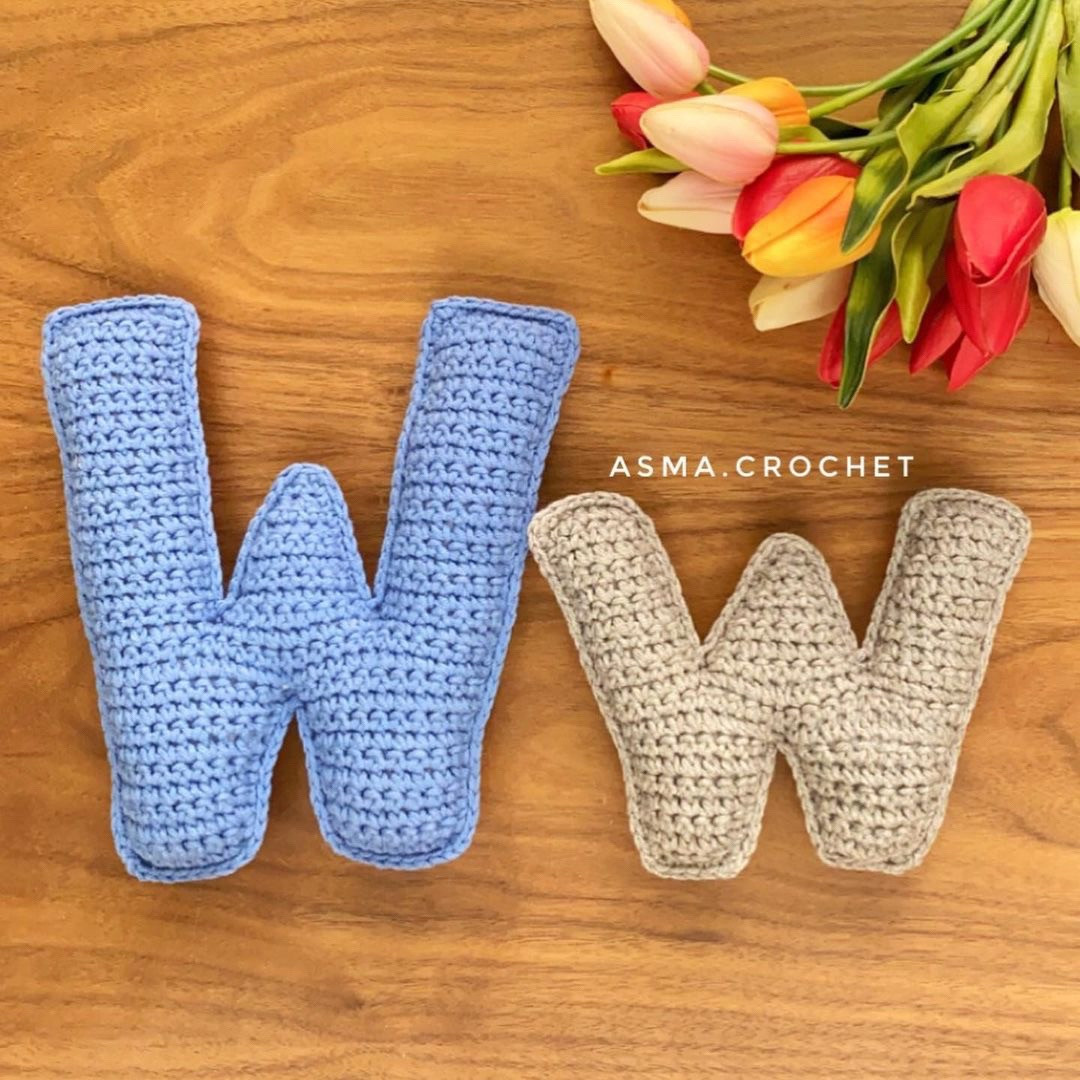 Crochet Alphabet Letters Pattern - Set 2