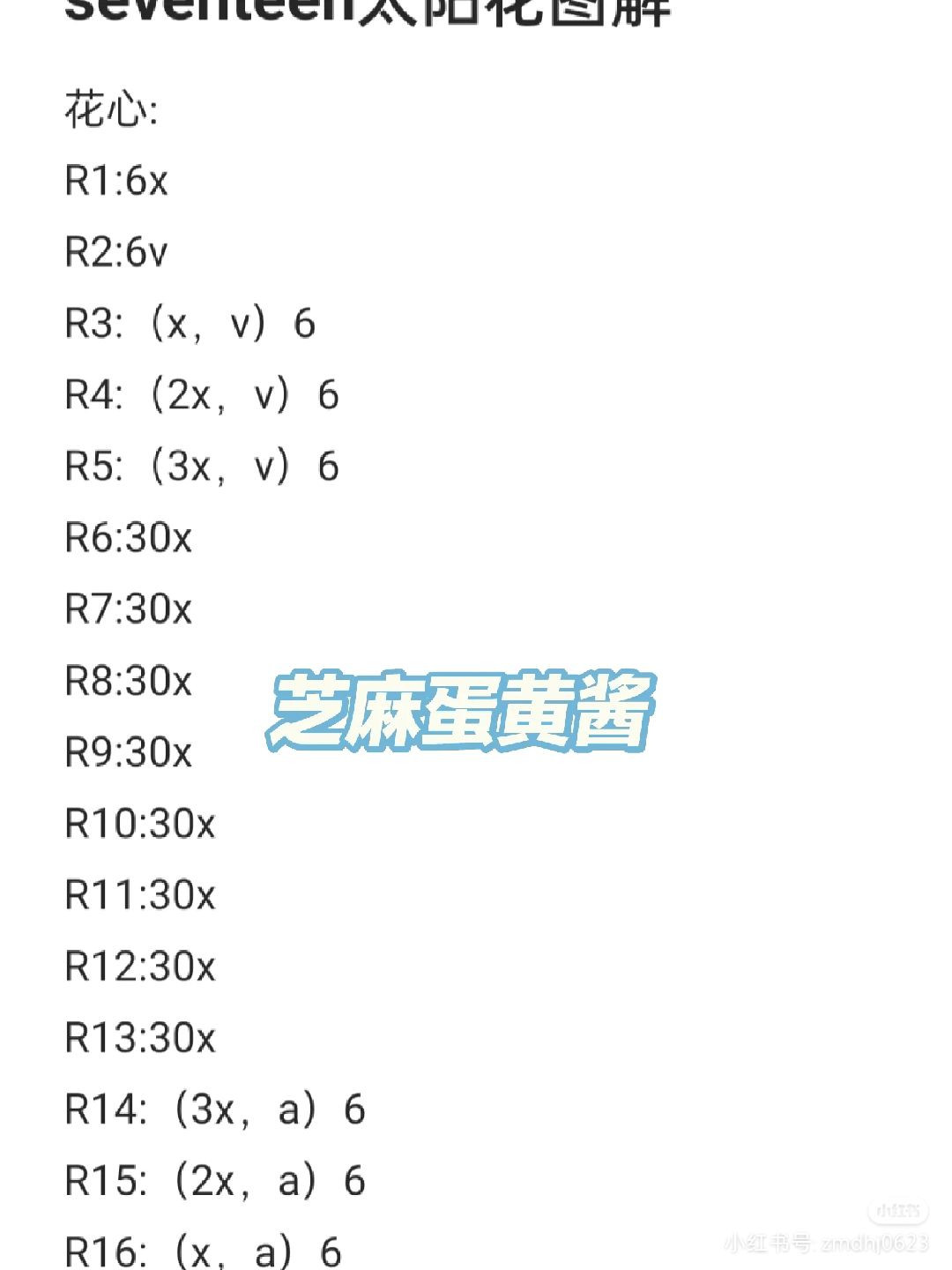Crochet Angry Flower Pattern with Petals and Yellow Center