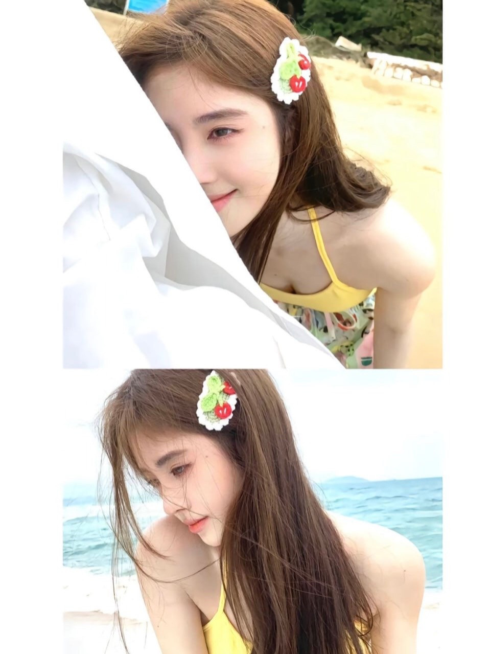 Crochet Cherry Brooch Pattern with Colorful Yarn