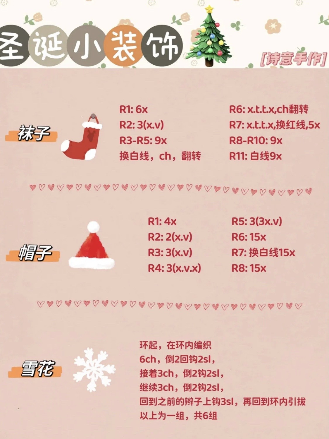 Crochet Christmas Decorations: Reindeer, Snowflakes, and More