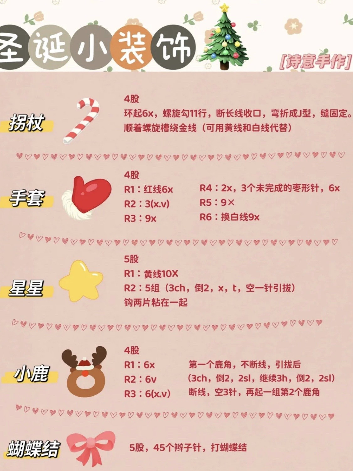 Crochet Christmas Decorations: Reindeer, Snowflakes, and More