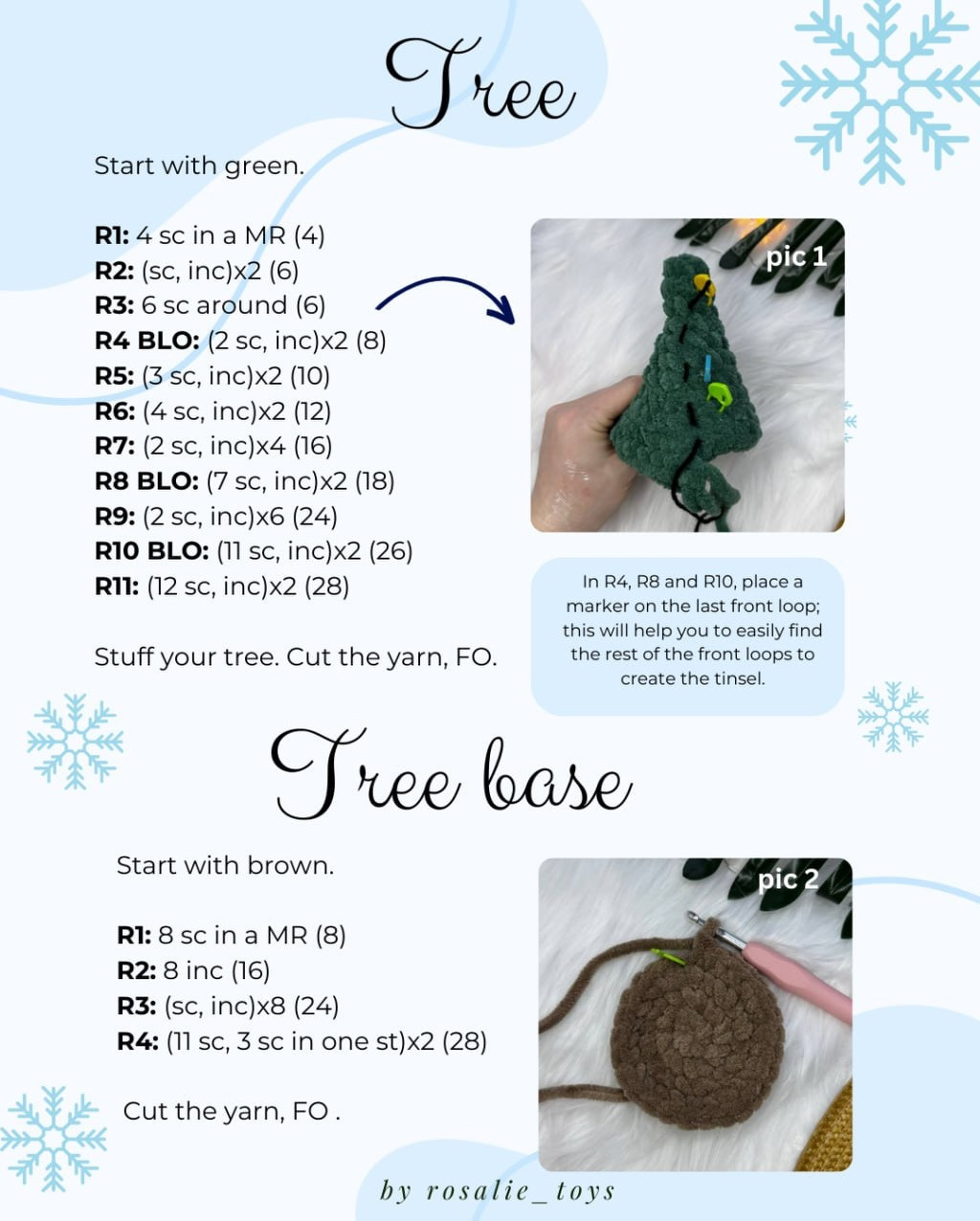 Crochet Christmas Tree Pattern: Free, Easy, and No Sew Required