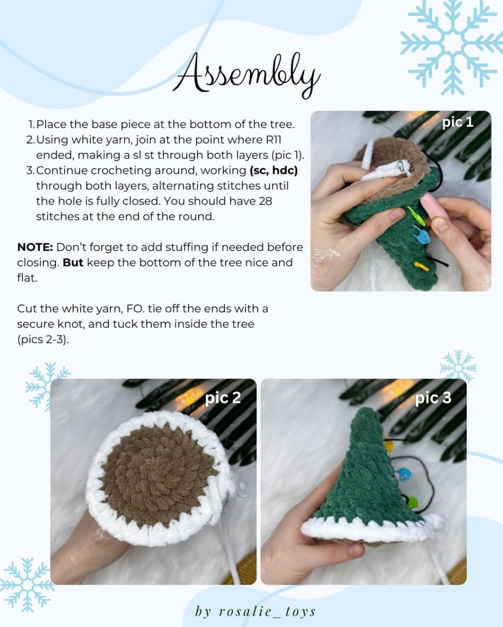 Crochet Christmas Tree Pattern: Free, Easy, and No Sew Required