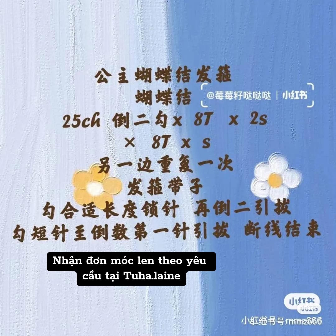 Crochet Cute Doll Pattern with Red Bow and Black Hair