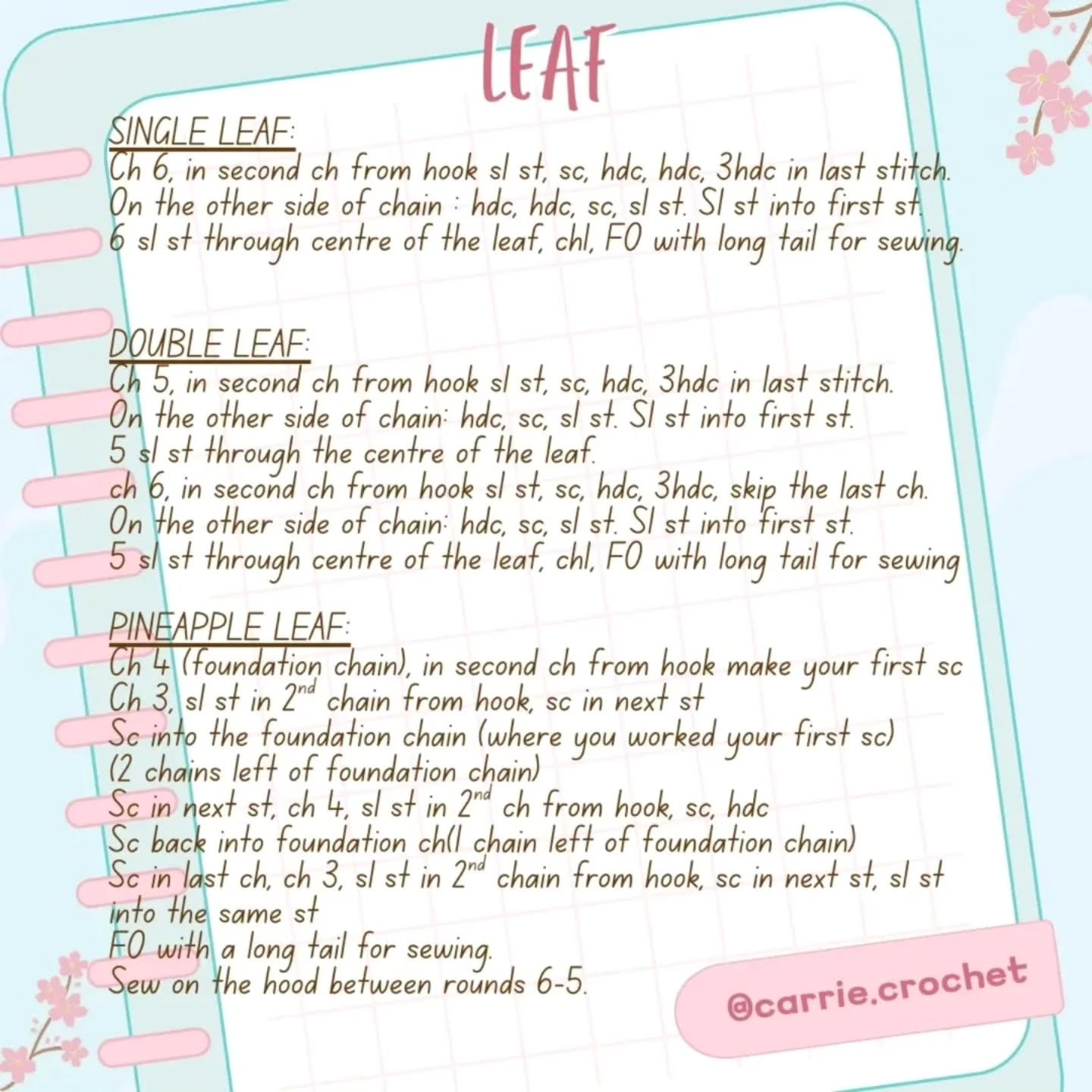 Crochet Cute Fruit Characters with Free Pattern and Video Guide