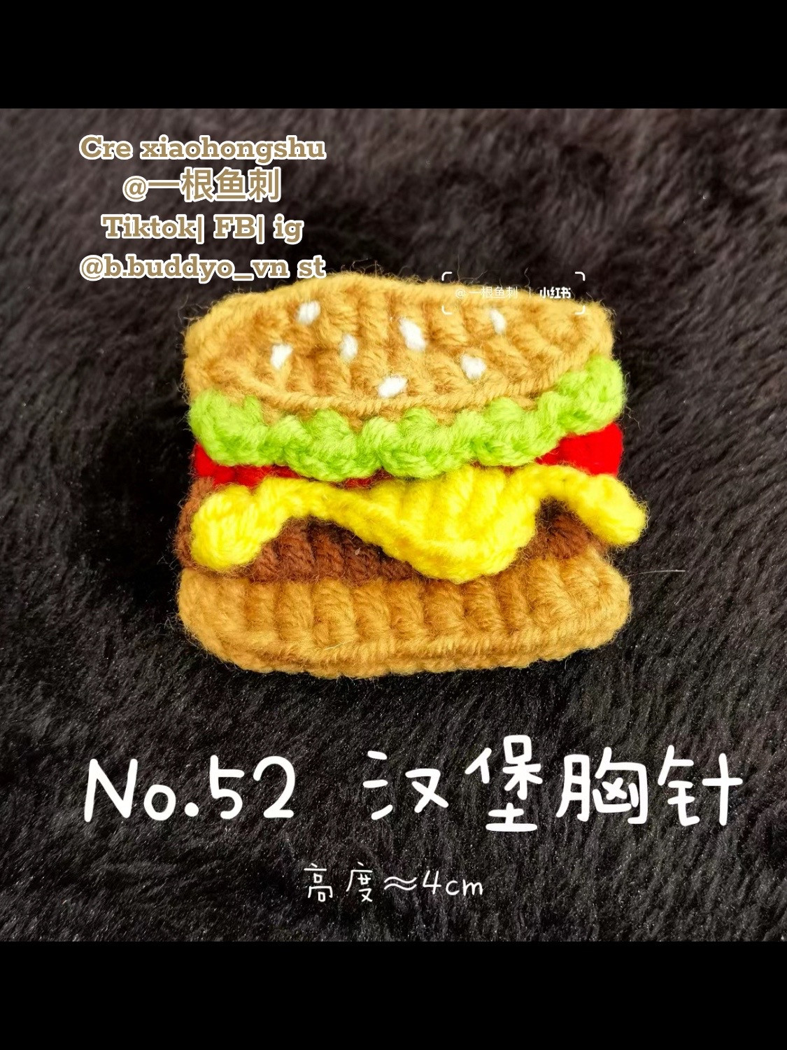 Crochet Fast Food Amigurumi: Burger, Hotdog, Fries, and Pizza