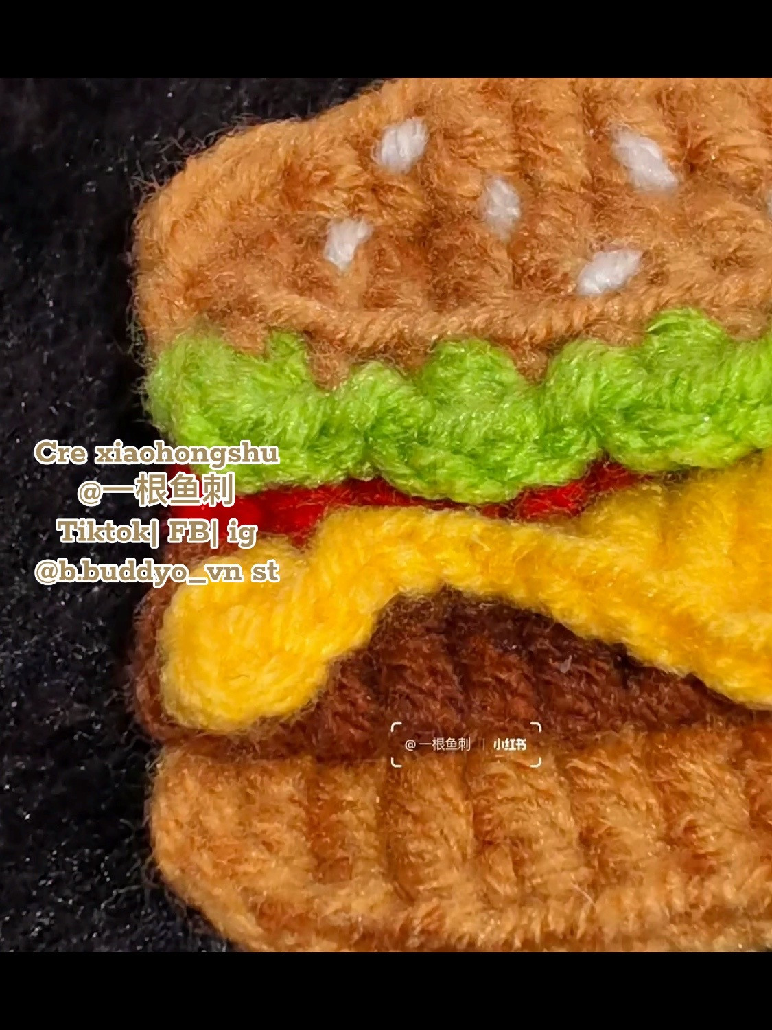 Crochet Fast Food Amigurumi: Burger, Hotdog, Fries, and Pizza