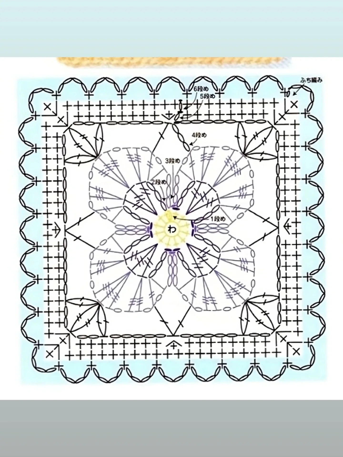 Crochet Lace Pattern for Stylish Jeans Insert