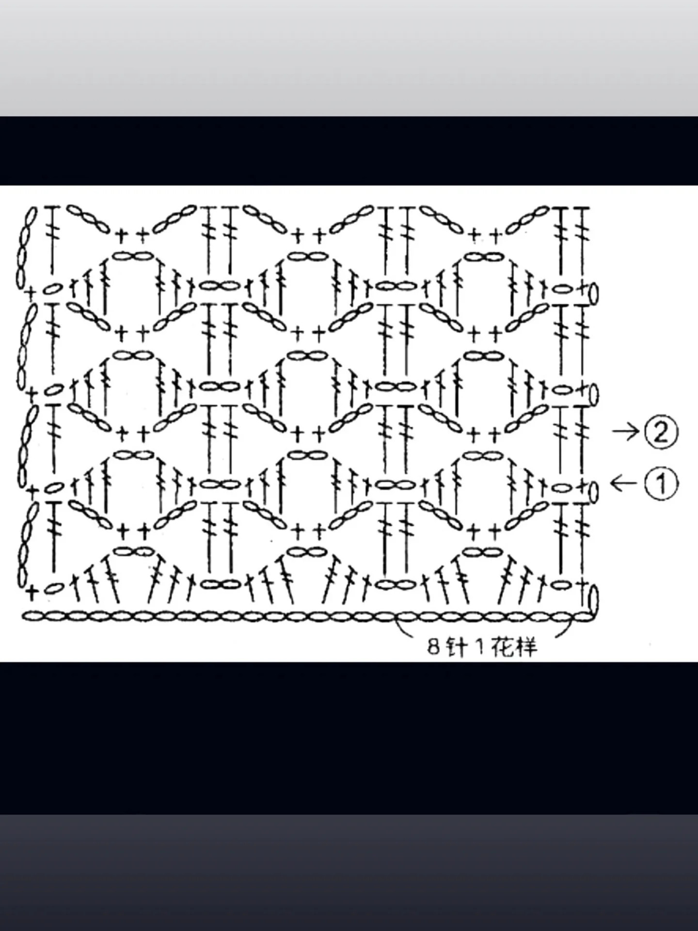 Crochet Lace Pattern for Stylish Jeans Insert