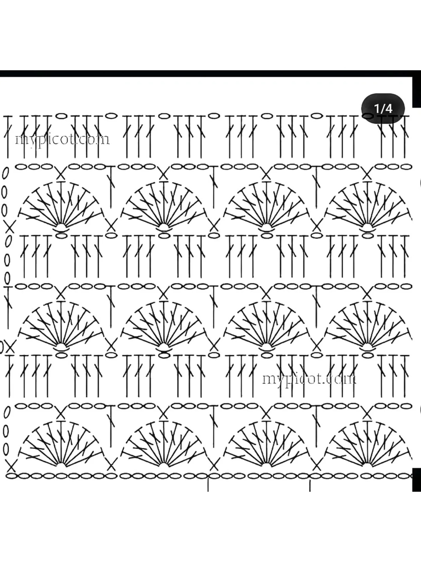 Crochet Lace Pattern for Stylish Jeans Insert