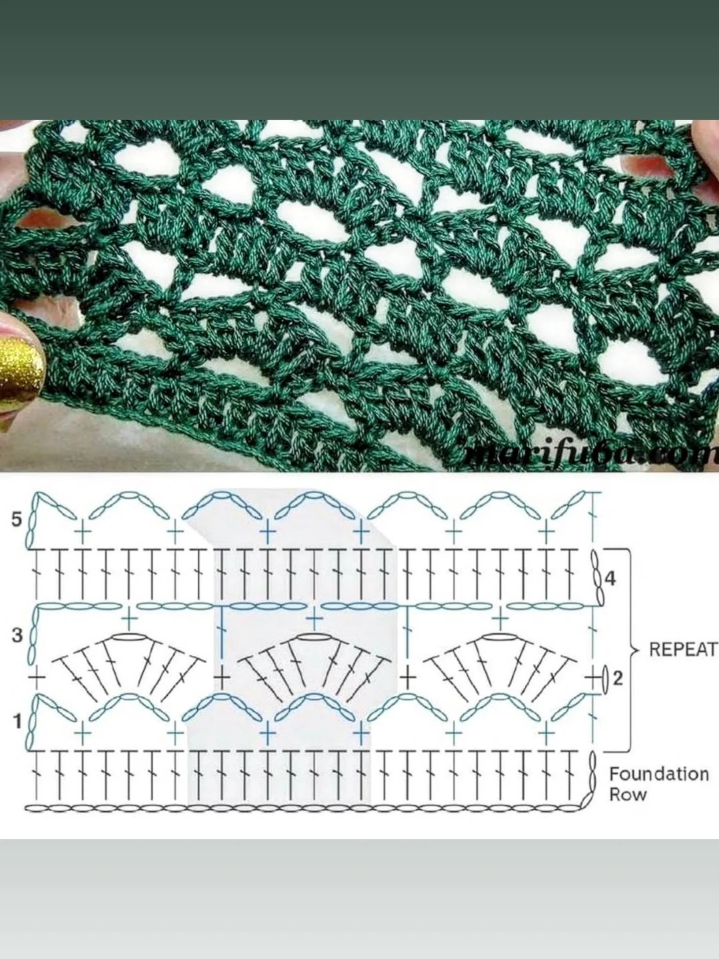 Crochet Lace Pattern for Stylish Jeans Insert