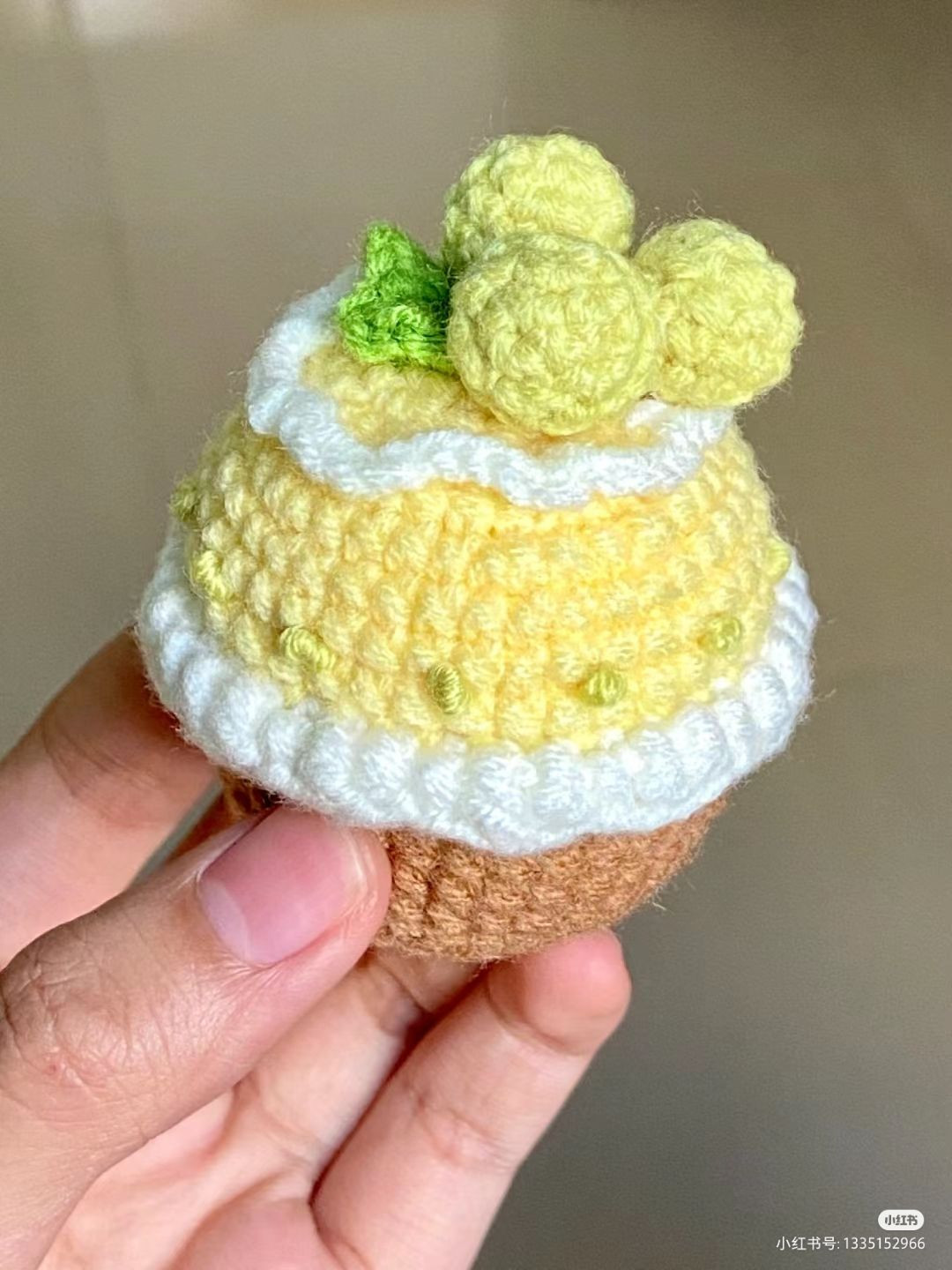 Crochet Lemon Cupcake Pattern from My Work Diary Series