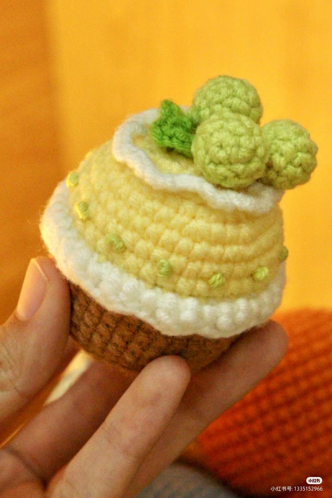 Crochet Lemon Cupcake Pattern from My Work Diary Series