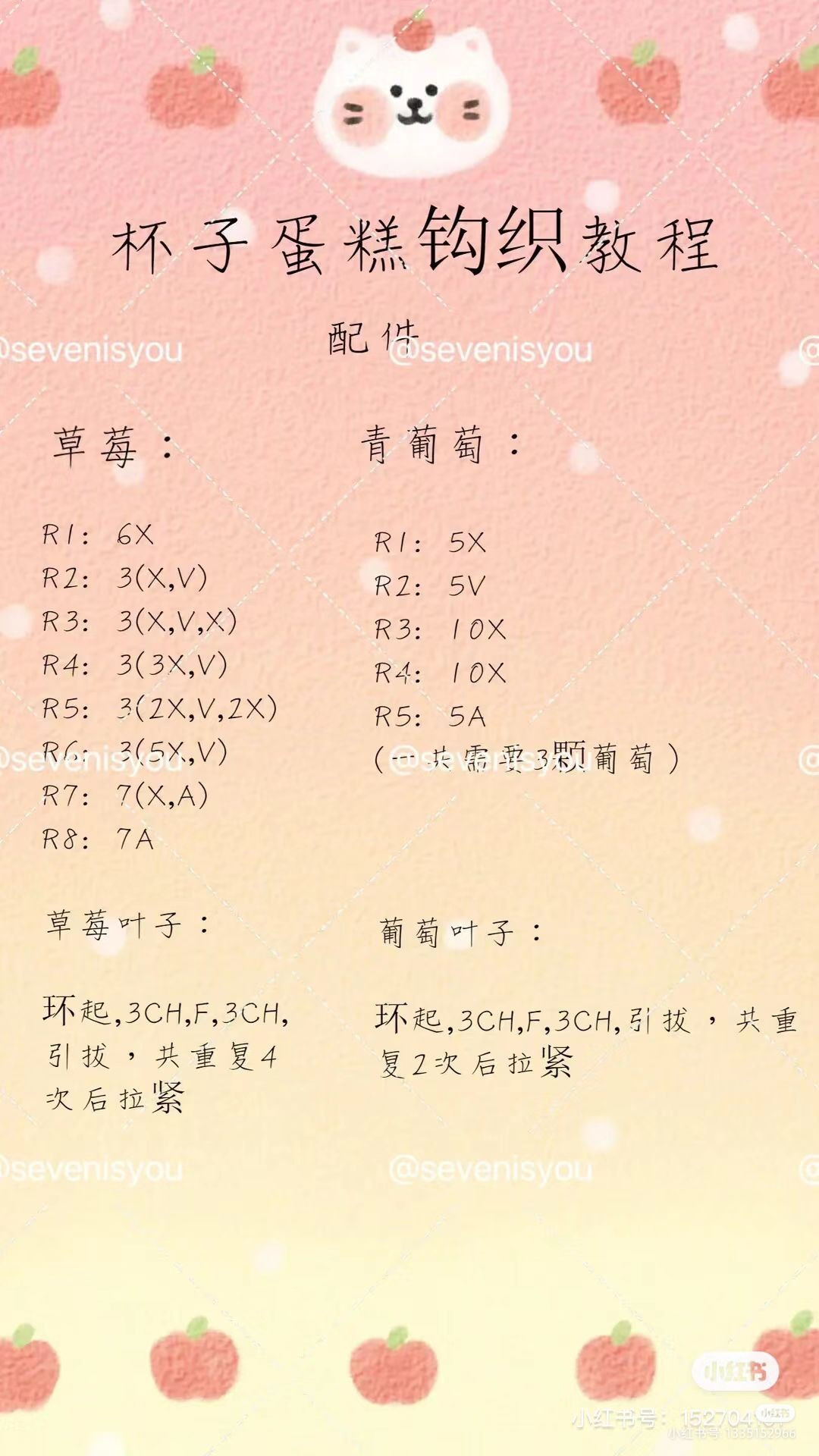 Crochet Lemon Cupcake Pattern from My Work Diary Series