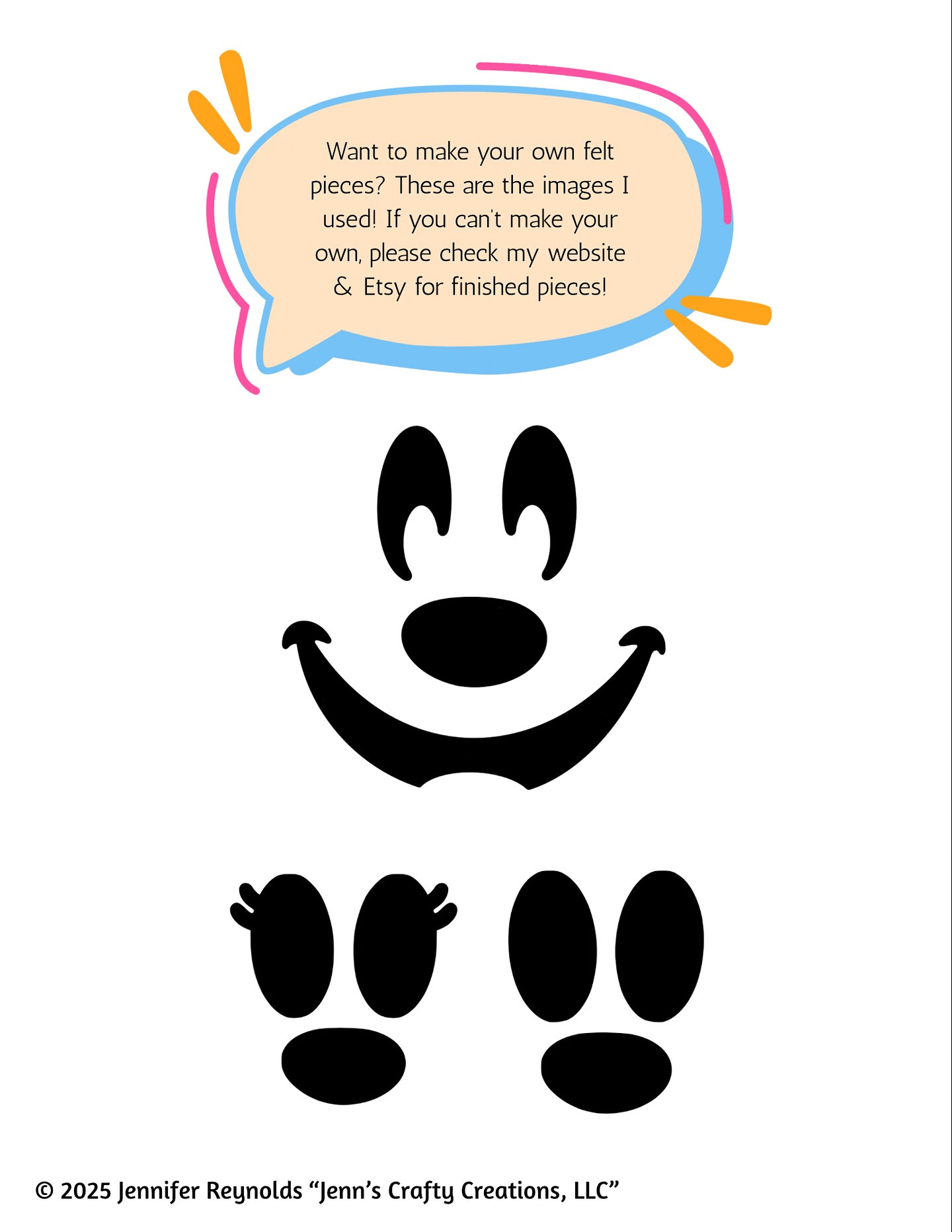 Crochet Mickey and Minnie Halloween Plush Toys Free Pattern