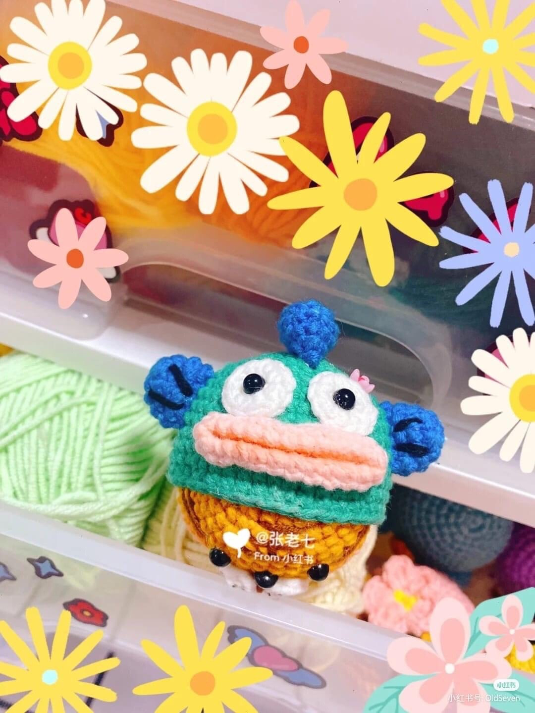 Crochet Pattern: Adorable Fish Toys with Big Eyes