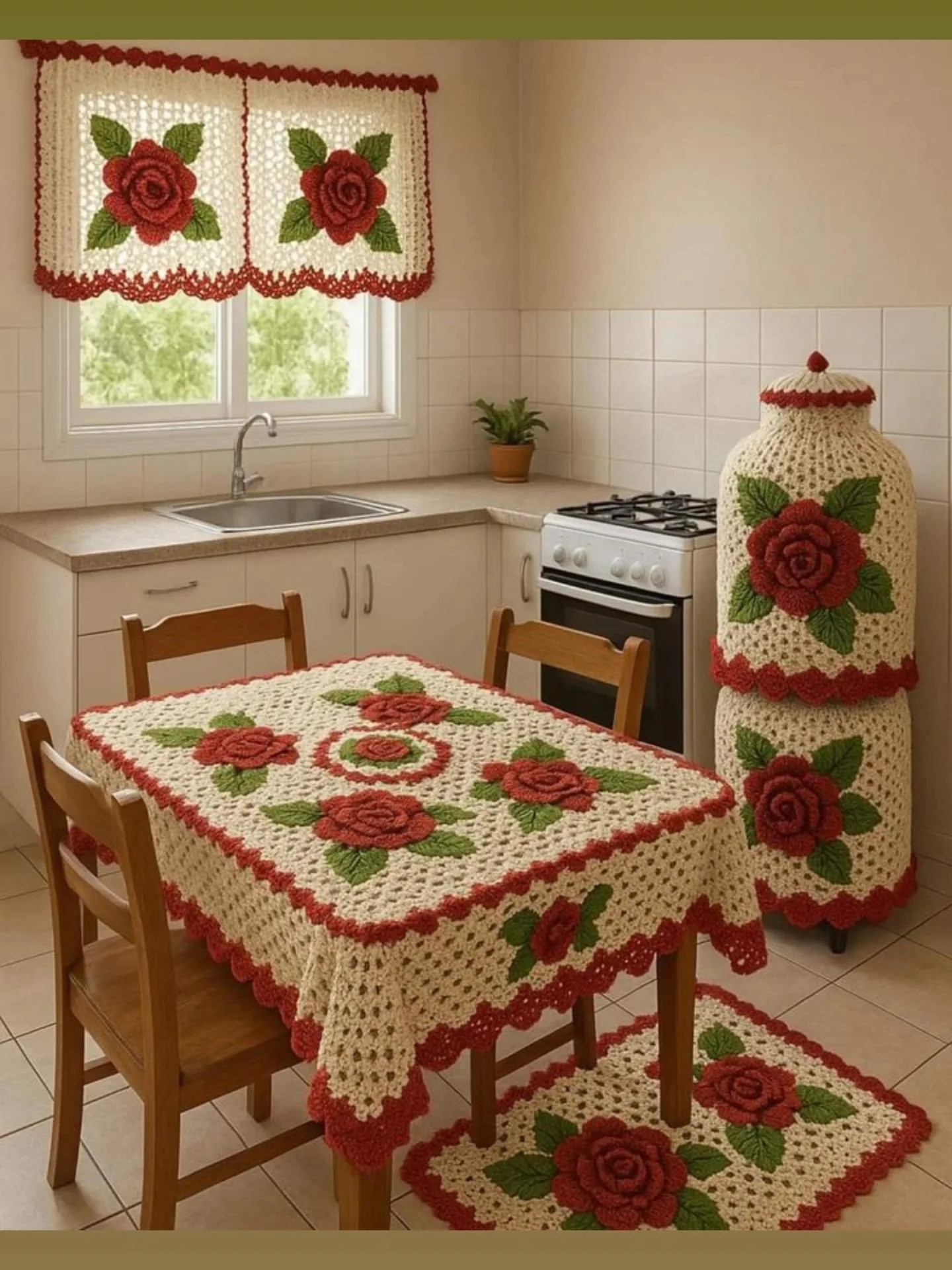 Crochet Pattern for a Beautiful Five-Petal Flower Design