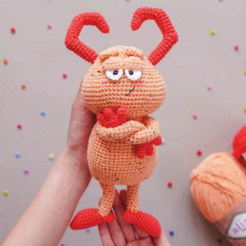 Crochet Pattern for Colorful Mr. Monster Amigurumi Trio