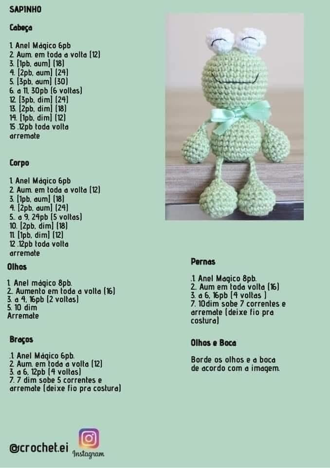 Crochet Pattern for Cute Amigurumi Bear with Detailed Instructions