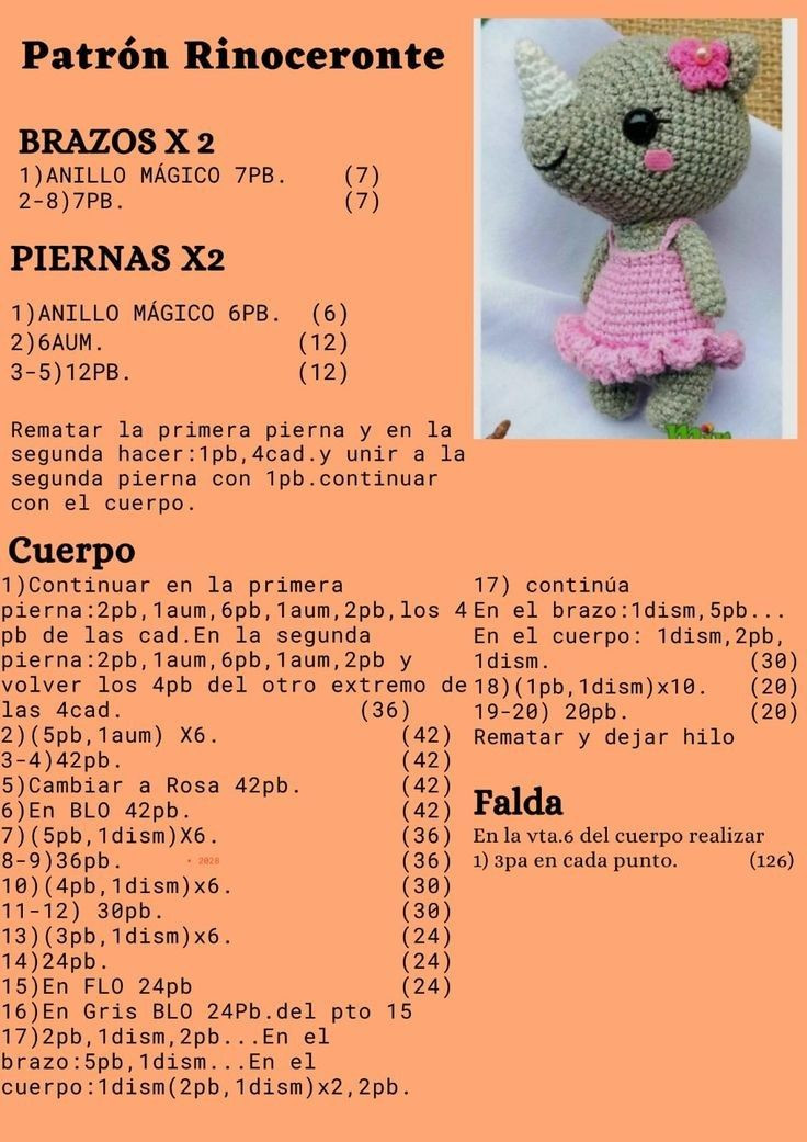 Crochet Pattern for Cute Amigurumi Bear with Detailed Instructions